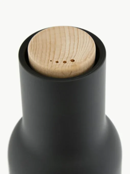 Salz- & Pfeffermühle Bottle Grinder mit Buchenholzdeckel, 2er-Set