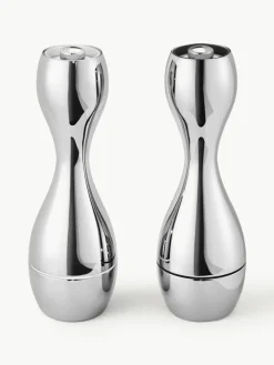 Salz- und Pfeffermühle Cobra aus Edelstahl, 2er-Set