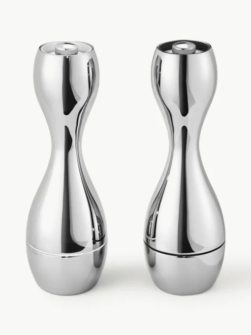 Salz- und Pfeffermühle Cobra aus Edelstahl, 2er-Set