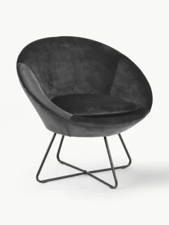 Samt-Cocktailsessel Center