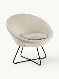 Samt-Cocktailsessel Center