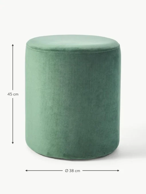 Samt-Hocker Daisy