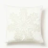 Samt-Kissenhülle Celeste mit winterlichem Motiv