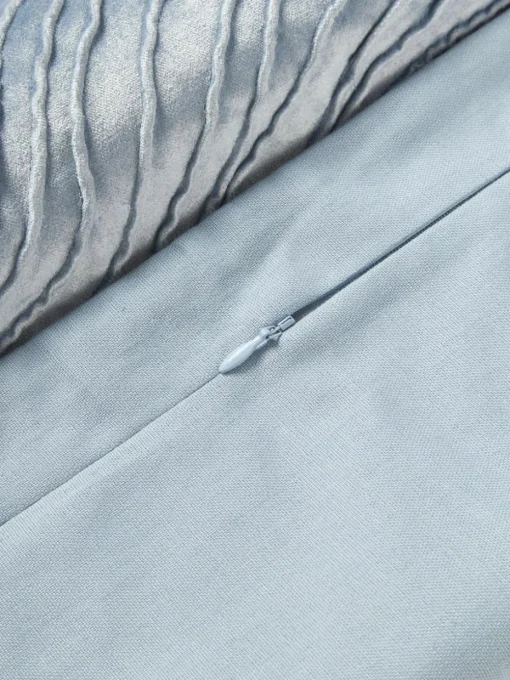 Samt-Kissenhülle Nisha mit Strukturmuster
