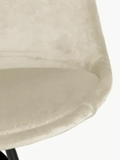 Samt-Polsterstühle Eris, 2 Stück