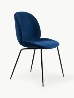 Samt-Polsterstuhl Beetle