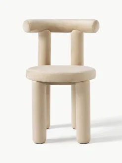 Samt-Polsterstuhl Calan