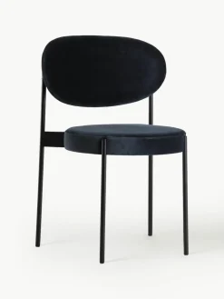 Samt-Polsterstuhl Series 430, Design Verner Panton