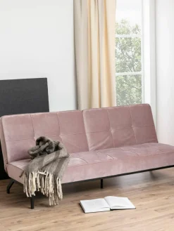 Samt-Schlafsofa Perugia (3-Sitzer)