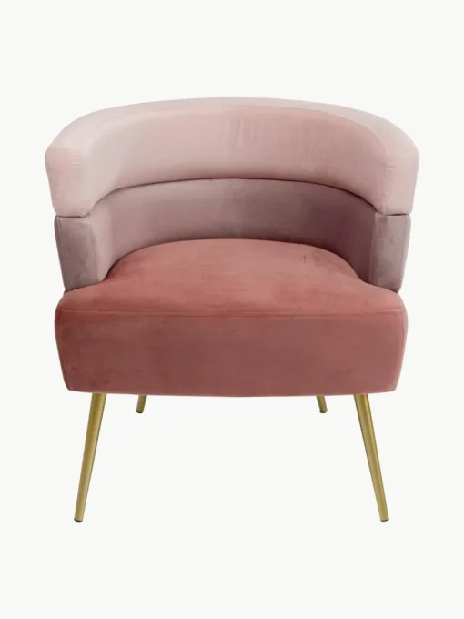 Samt-Sessel Sandwich im Retro-Design