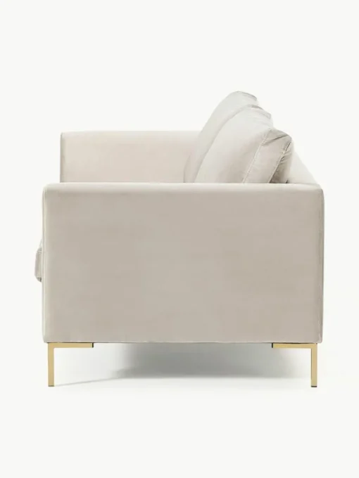 Samt-Sofa Luna (3-Sitzer)