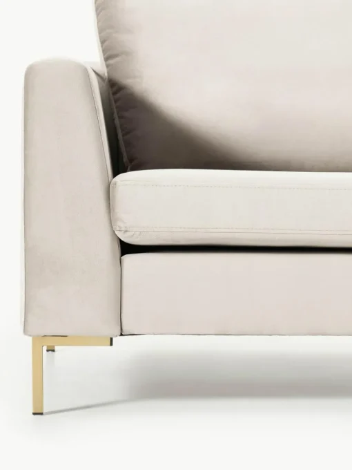 Samt-Sofa Luna (3-Sitzer)
