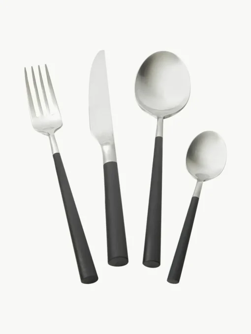 Satiniertes Besteck-Set '801, 6 Personen (24-tlg.)