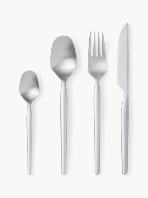 Satiniertes Besteck-Set Dorotea, 4 Personen (16-tlg.)