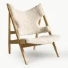 Schaffell-Loungesessel Knitting