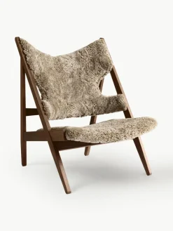 Schaffell-Loungesessel Knitting
