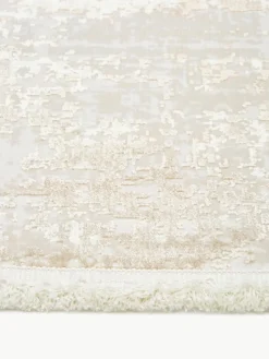 Schimmernder Niederflor-Teppich Cordoba mit Fransen