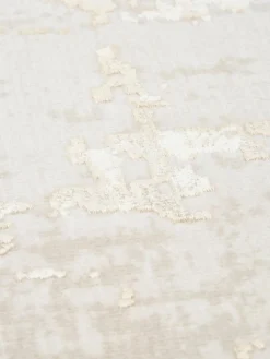 Schimmernder Niederflor-Teppich Cordoba mit Fransen