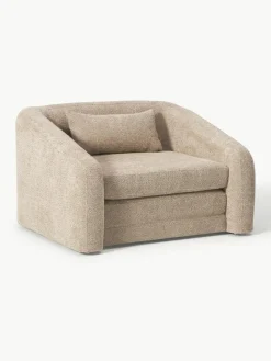 Schlafsessel Eliot aus Teddy-Bouclé