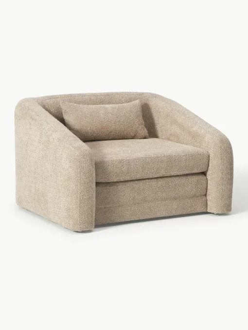 Schlafsessel Eliot aus Teddy-Bouclé