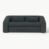 Schlafsofa Eliot (2-Sitzer) aus Teddy-Bouclé