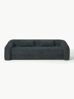 Schlafsofa Eliot (3-Sitzer) aus Teddy-Bouclé