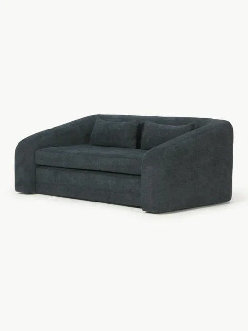 Schlafsofa Eliot (2-Sitzer) aus Teddy-Bouclé