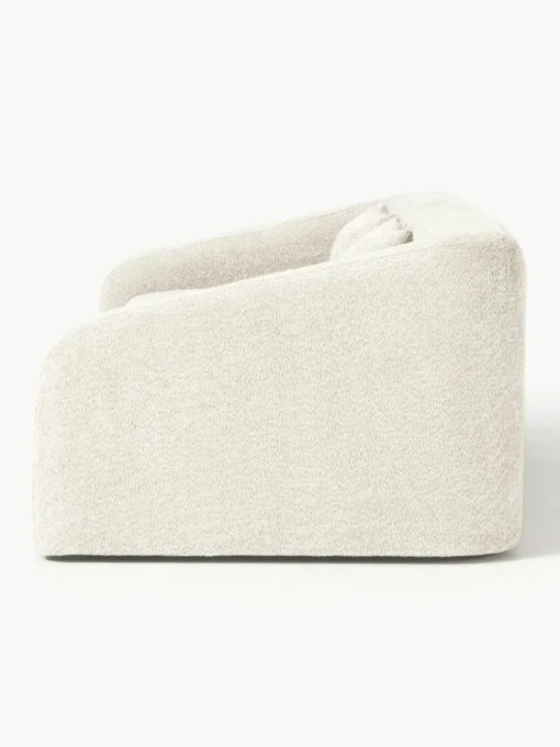 Schlafsofa Eliot (3-Sitzer) aus Teddy-Bouclé