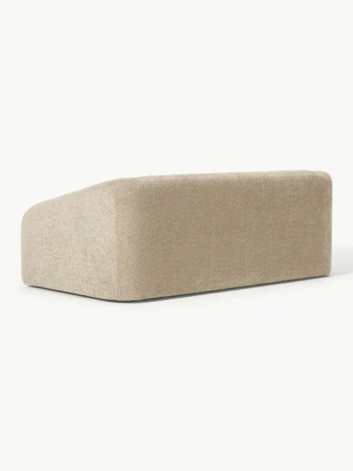 Schlafsofa Eliot (2-Sitzer) aus Teddy-Bouclé
