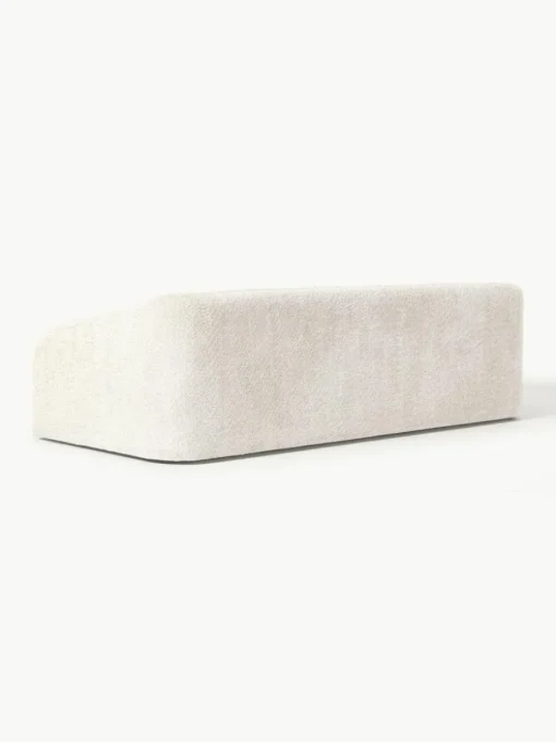 Schlafsofa Eliot (3-Sitzer) aus Teddy-Bouclé