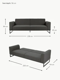 Schlafsofa Josephine (3-Sitzer)