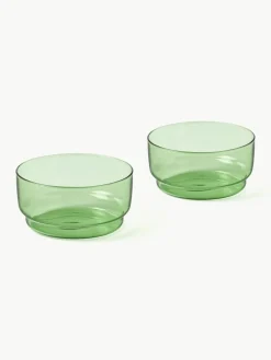 Schälchen Torino aus Borosilikatglas, 2 Stück