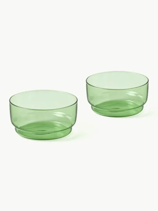 Schälchen Torino aus Borosilikatglas, 2 Stück