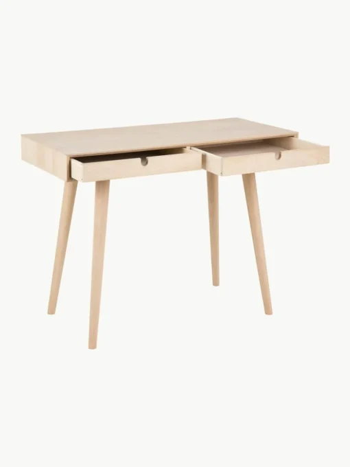 Schmaler Schreibtisch Century aus Eichenholz