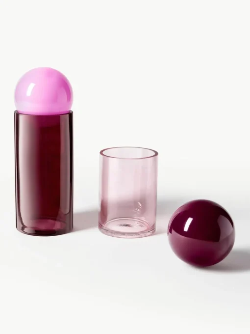 Schmuckdosen Tarli aus Glas, 2er-Set