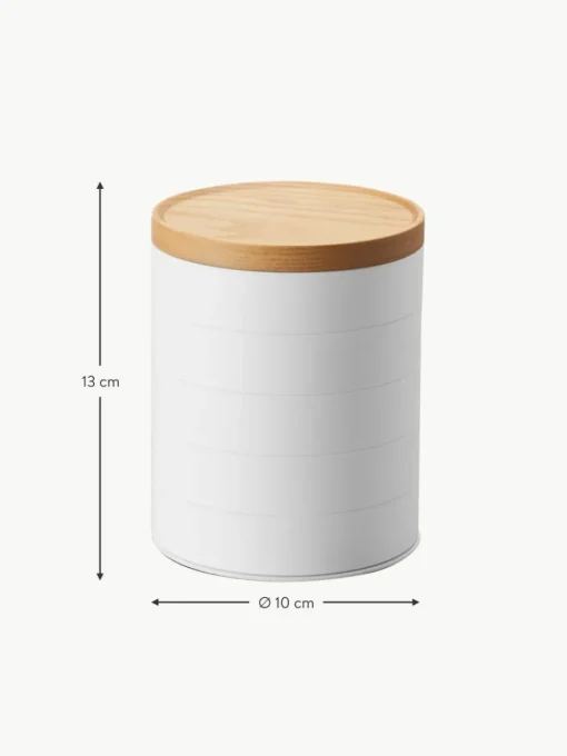 Schmuckkästchen Tosca mit Holz-Deckel, 5-stufig