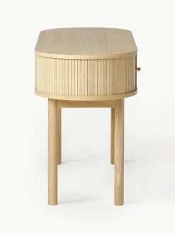 Schreibtisch Calary mit geriffelter Front