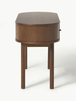 Schreibtisch Calary mit geriffelter Front