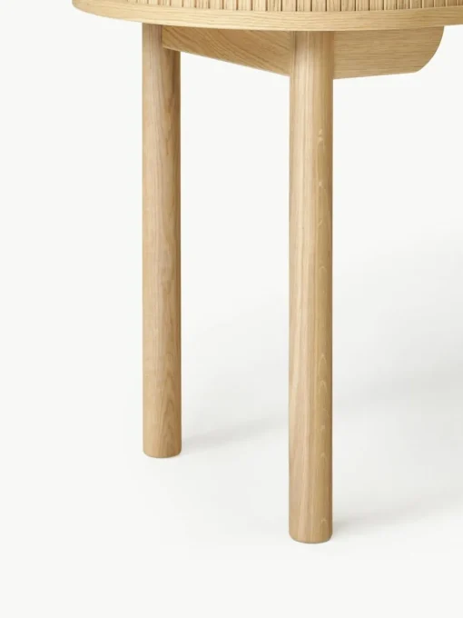 Schreibtisch Calary mit geriffelter Front