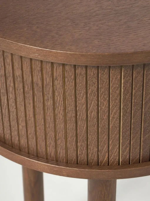 Schreibtisch Calary mit geriffelter Front