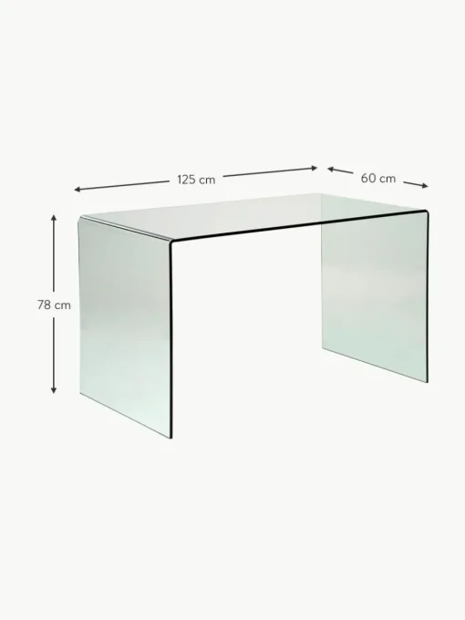Schreibtisch Club aus Glas