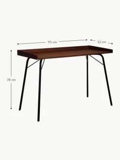 Schreibtisch Rayburn mit Walnussholzfurnier