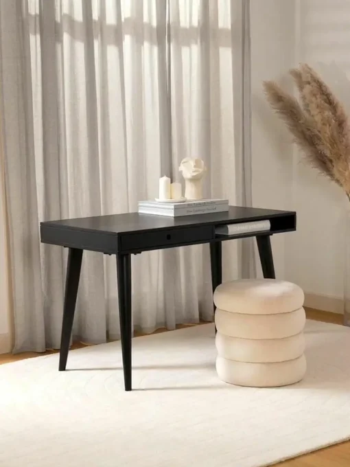 Schreibtisch Tova aus Massivholz mit Schublade