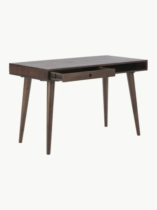 Schreibtisch Tova aus Massivholz mit Schublade