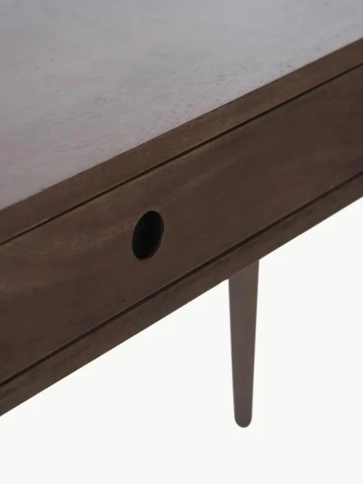 Schreibtisch Tova aus Massivholz mit Schublade