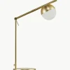 Schreibtischlampe Contina mit Opalglas