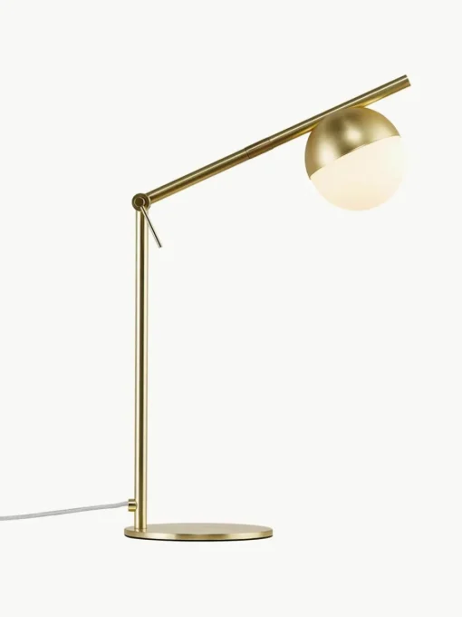 Schreibtischlampe Contina mit Opalglas