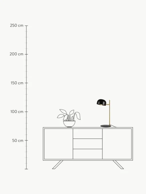 Schreibtischlampe Posefarben