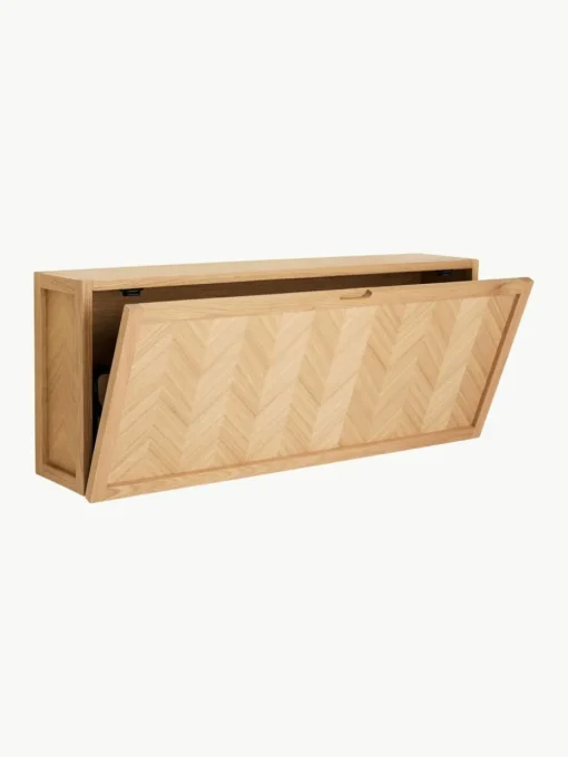 Schuhschrank Herringbone aus Holz mit Fischgrätmuster