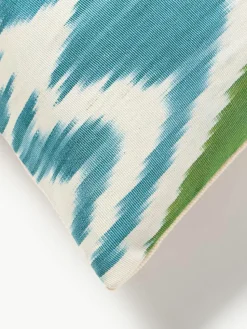 Seiden-Kissenhülle Silky mit abstraktem Muster